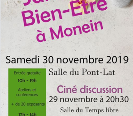 SALON DU BIEN ETRE - SAMEDI 30 NOVEMBRE 2019