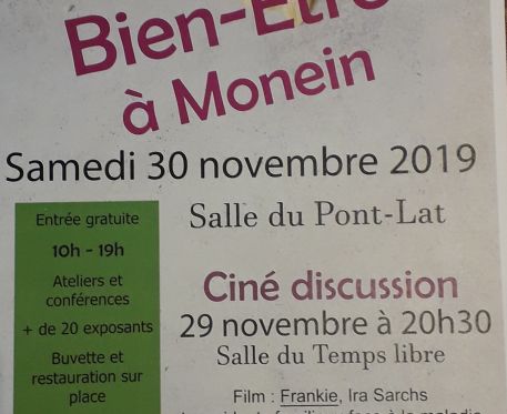 SALON DU BIEN ETRE A MONEIN - Samedi 30 novembre 2019